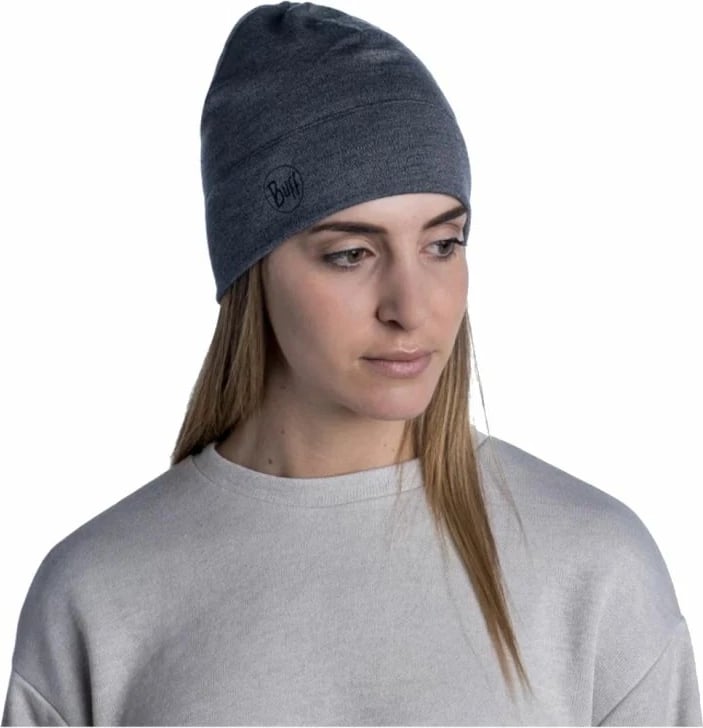 Kapelë Buff Merino për meshkuj dhe femra, gri