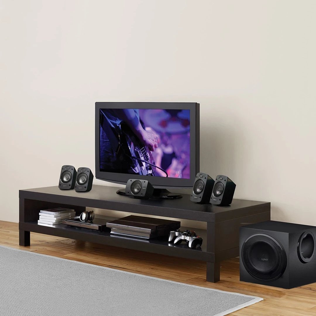 Logitech Surround Sound Speakers Z906 500 W Black 5.1 channels Logitech Surround Sound Speakers Z906 500 W Black 5.1 channels
