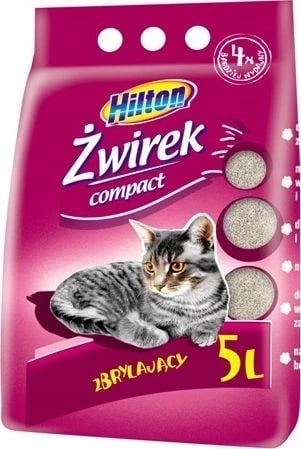 Mbështjellës për maca Hilton Bentonite + bar, 5L