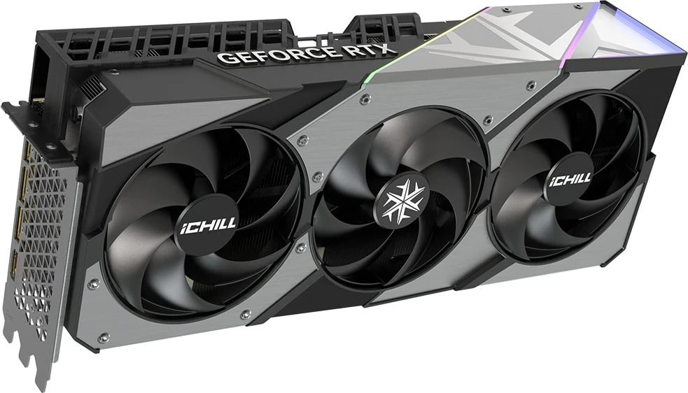 Kartelë grafike INNO3D iChill GeForce RTX 5080 X3, 16 GB GDDR7, 3x HDMI, 3x DisplayPort, e zezë