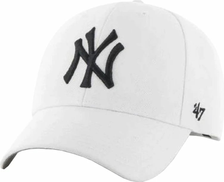 Kapelë New York Yankees për meshkuj dhe femra, e bardhë