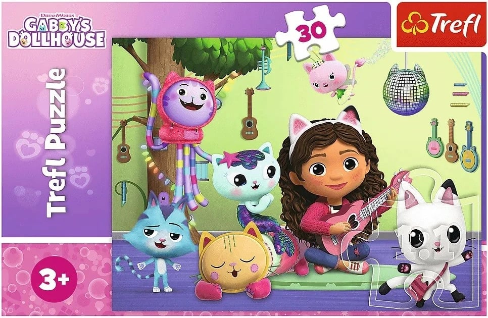 Puzzle Trefl Gabby’s Dollhouse 18301, 30 pjesë, për fëmijë Puzzle Trefl Gabby’s Dollhouse 18301, 30 pjesë, për fëmijë