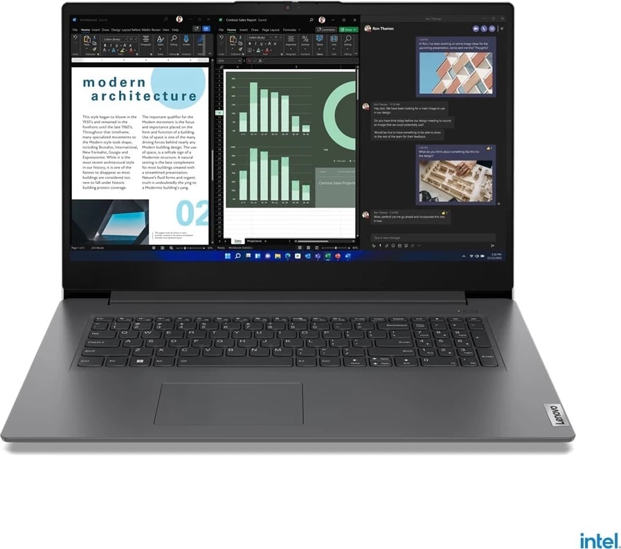 Laptop Lenovo V V17, 17.3", Intel Core i7, 16 GB RAM, 512 GB SSD, Intel Iris Xe Graphics, i zi 