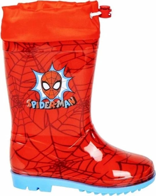 Çizme për fëmijë Cerda Spiderman, të kuqe