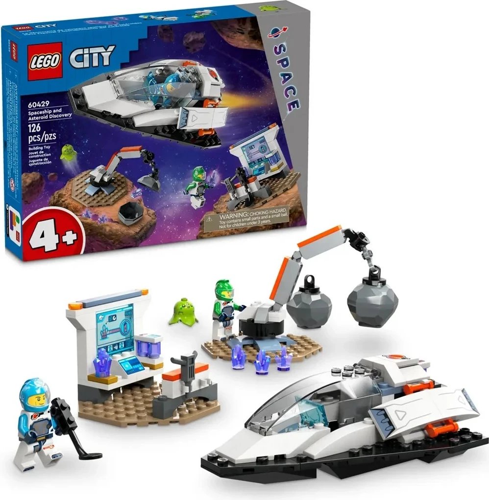 Set LEGO CITY 60429 Spaceship dhe Asteroid Discovery