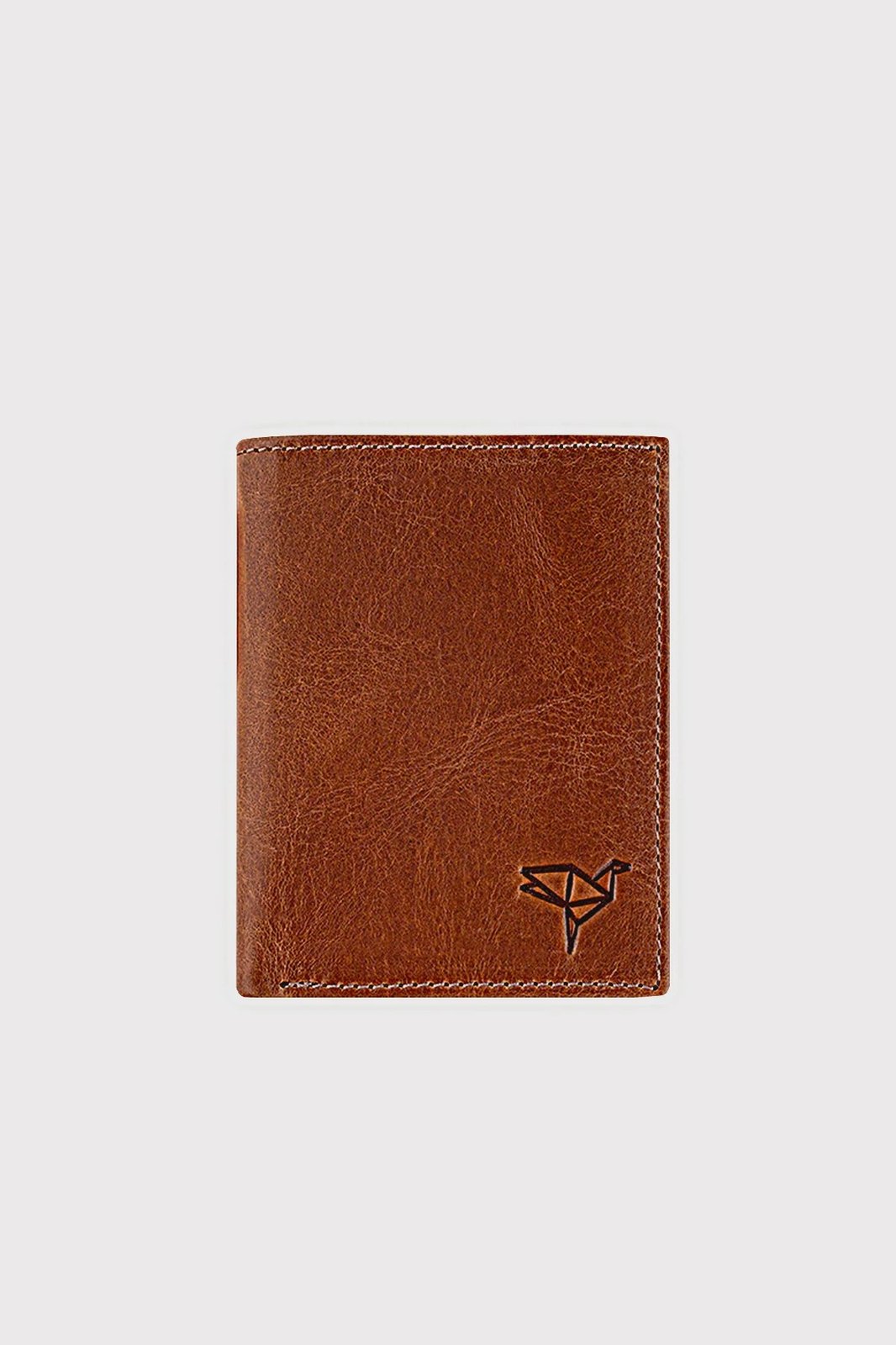 Mbajtës kartelash lëkure, ngjyrë tan, Zoozie Bags, Utah
