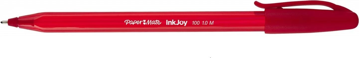 Stilolapsa PaperMate InkJoy 100 ST, 8 copë, ngjyrë e zezë/blu/e kuqe