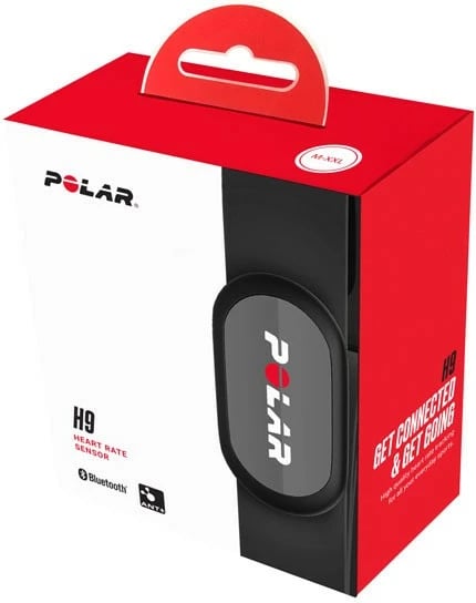 Rrip matës rrahjesh zemre Polar H9, i zi, M-XXL
