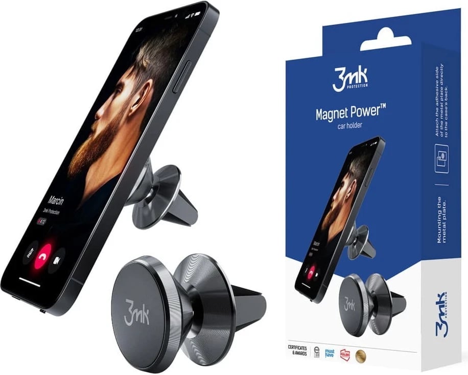 Mbajtës telefoni 3MK Magnet Power