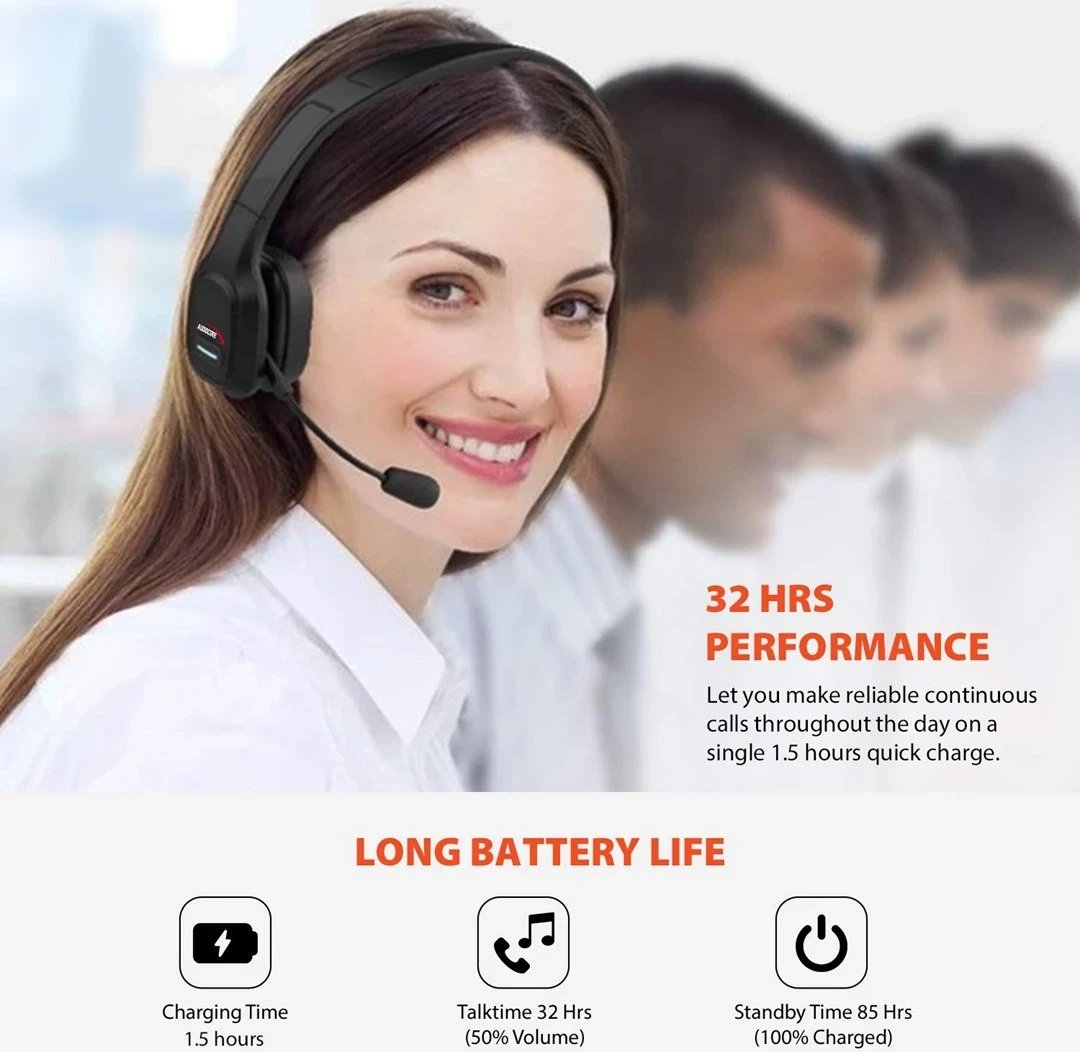 Kufje wireless Audiocore 74452, të zeza