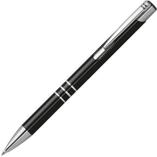 Stilolaps metalik MACMA 23080-09, Detaje argjendi, Ngjyrë e zezë