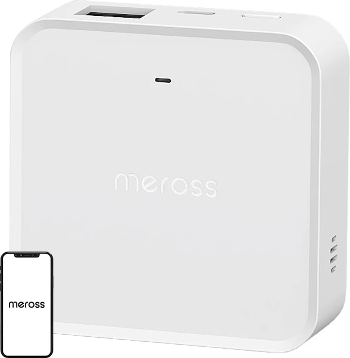 Gateway Wi‑Fi, Meross, MSH450MA (EU), Matter, sirenë 110 dB, Ethernet + Wi‑Fi 2.4 GHz, deri 32 pajisje