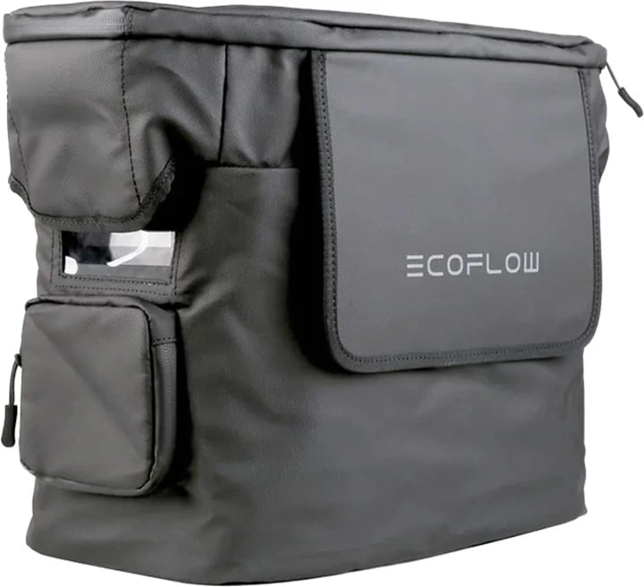 Çantë EcoFlow DELTA 2, rezistente ndaj ujit, për stacion energjie, e zezë