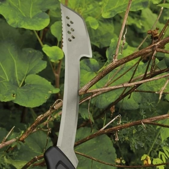 Sëpatë-machete Fiskars Solid, 460 mm, Inox, Dorezë plastike, Portokalli