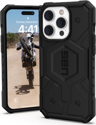 Mbështjellës UAG Pathfinder MagSafe për iPhone 14 Pro Max, i zi