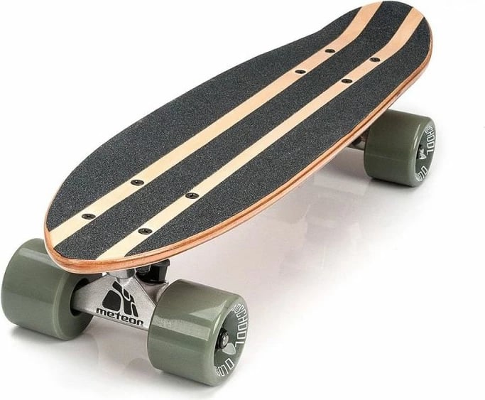 Skateboard për fëmijë Meteor, ngjyrë e zezë