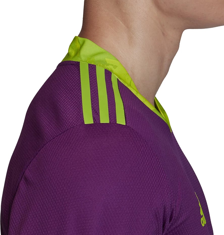 Fanellë portieri për meshkuj adidas, e purpurtë