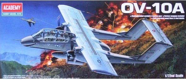 Model aeroplani Academy OV-10A Bronco, 1:72, plastikë