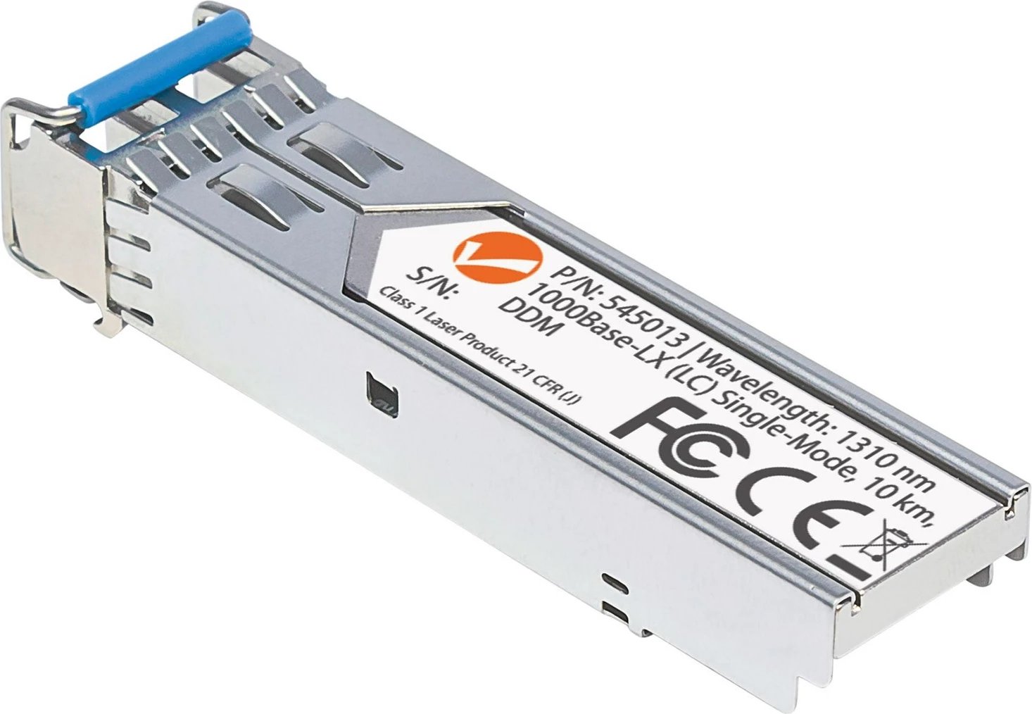 Modul transceiver Intellinet, optik, Gigabit Fiber SFP, 1000Base-Lx (LC), 10km, alumin