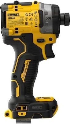 Makine goditëse DeWalt DCF860N-XJ, 18V, brushless, 1.1 kg, verdhë/zezë