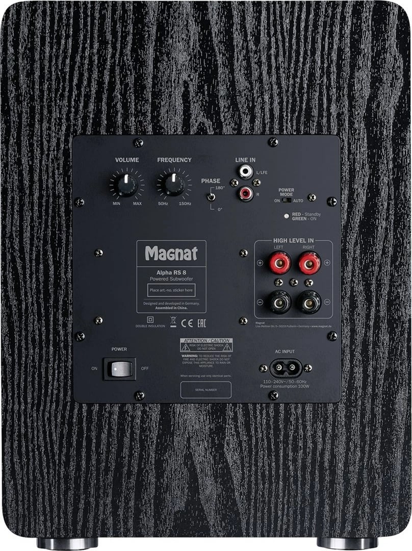 Subwoofer aktiv Magnat Alpha RS8, 80 W, i zi
