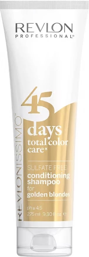 Shampon dhe balsam për femra Revlon Professional Revlonissimo 45 Days për flokë bionde të arta 275ml