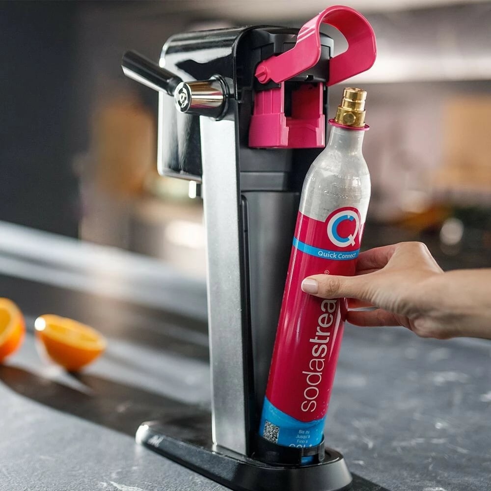 Aparat për gazifikim SodaStream ART, 1 L, 60 L, e zezë, çelik