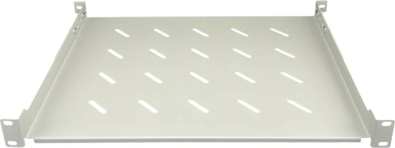 Raft fiks ALANTEC për kabinete 19", 1U, 350mm, Gri