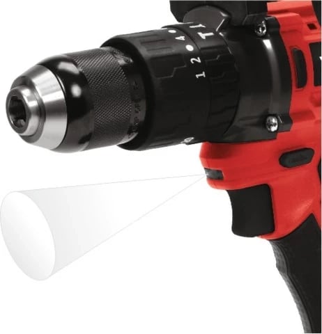 Makine shpimi Yato YT-82790, 2100 RPM, Pa çelës, 1.4 kg, E zezë, E kuqe