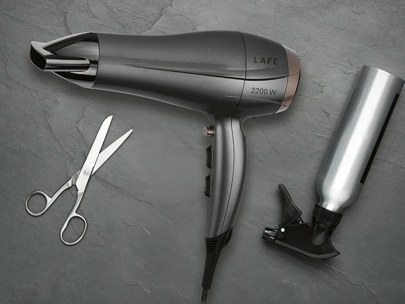 Suskë flokësh Lafe Sleek & Shine Ionic PRO, 2200W, gri