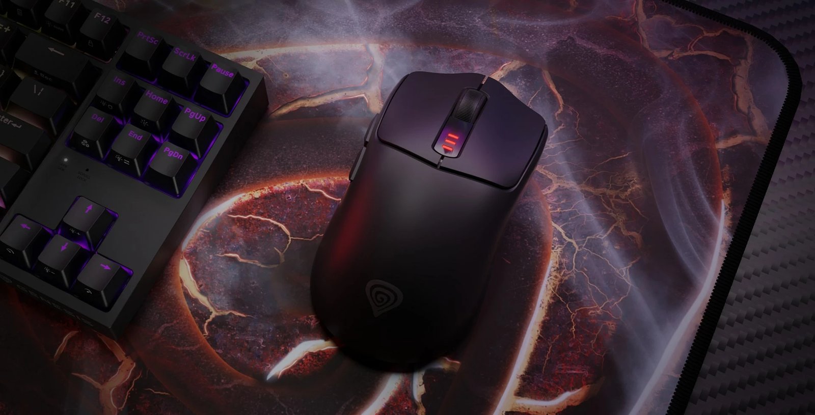 Maus GENESIS Zircon 500, Wireless/Wired, 10000 DPI, i zi