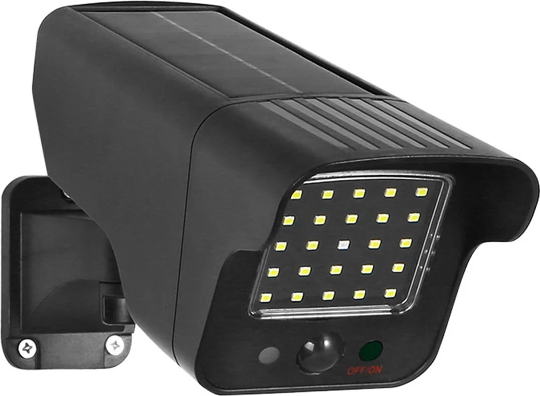 Kamerë false Maclean SOL1803S, LED me sensor lëvizjeje, IP65, E zezë Kamerë false Maclean SOL1803S, LED me sensor lëvizjeje, IP65, E zezë