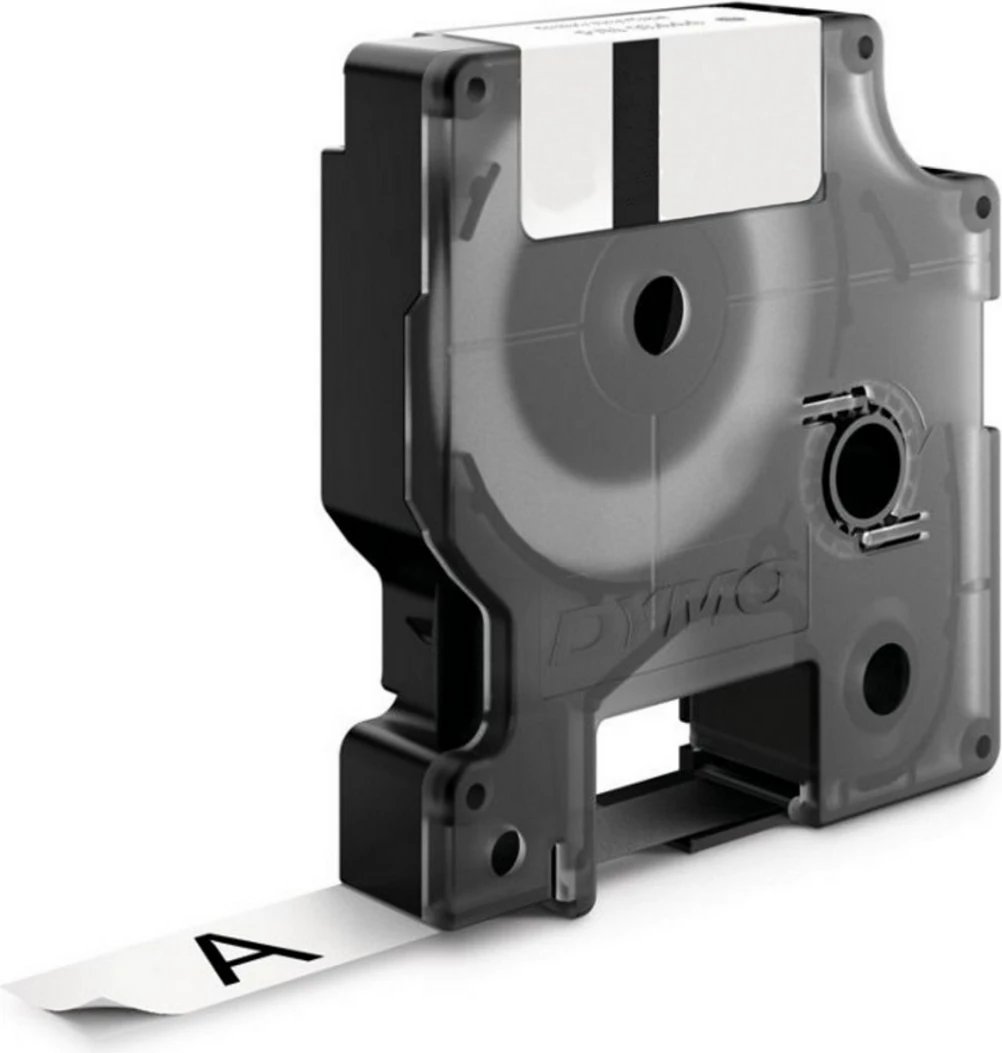 Shirit etikete Dymo 18445, kasetë për etiketues, i zi në të bardhë