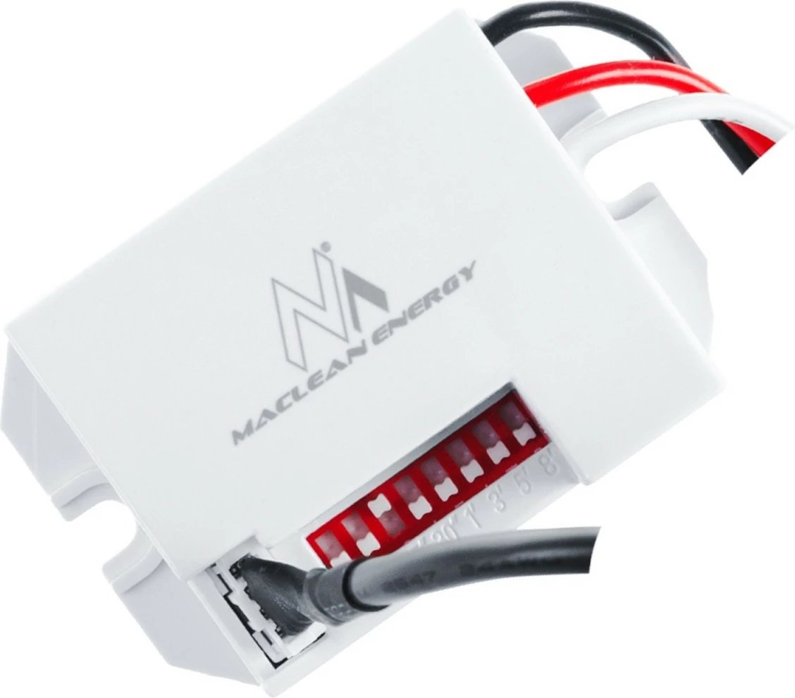 Sensor lëvizjeje PIR Maclean MCE32 V, 12-24V DC, 360°, i bardhë