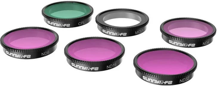 Set filtrash për kamera sportive Sunnylife IST-FI9317 për Insta360 GO 3/GO 2, 6 copë