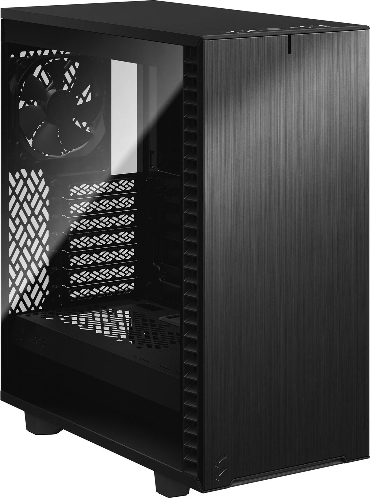 Kasë Fractal Design Define 7 Compact, Midi Tower, ATX, micro ATX, Micro-ITX, e zezë Kasë Fractal Design Define 7 Compact, Midi Tower, ATX, micro ATX, Micro-ITX, e zezë