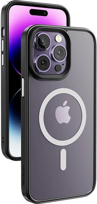 Mbështjellës magnetik McDodo PC-3101 për iPhone 14 Plus, i zi