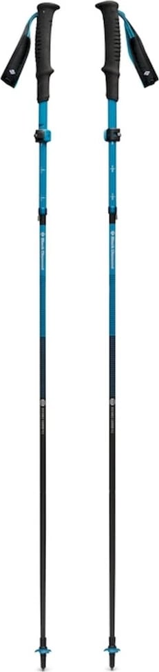 Shkop trekking Black Diamond Distance Carbon FLZ, i palosshëm, 125-140 cm, i zi