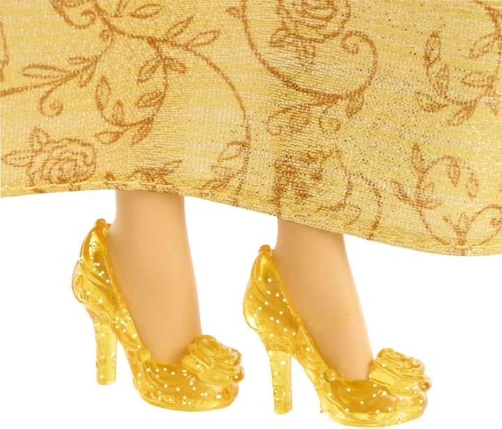 Kukull Disney Princess Belle Mattel HLW11, fustan i verdhë, me aksesorë