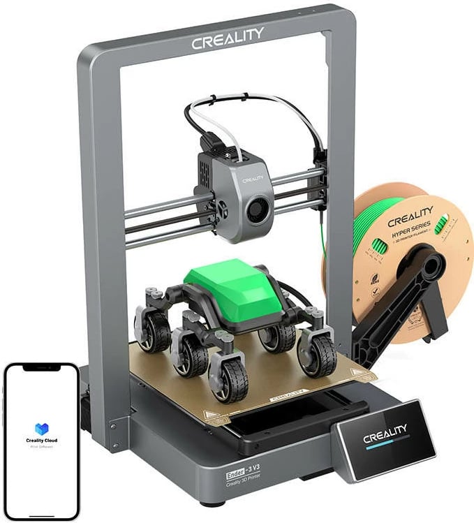 Printer 3D Creality Ender-3 V3, FDM, 220x220x250 mm, Gri