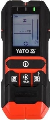 Detektor metali YATO YT-73138 me ekran LCD, i zi/kuq