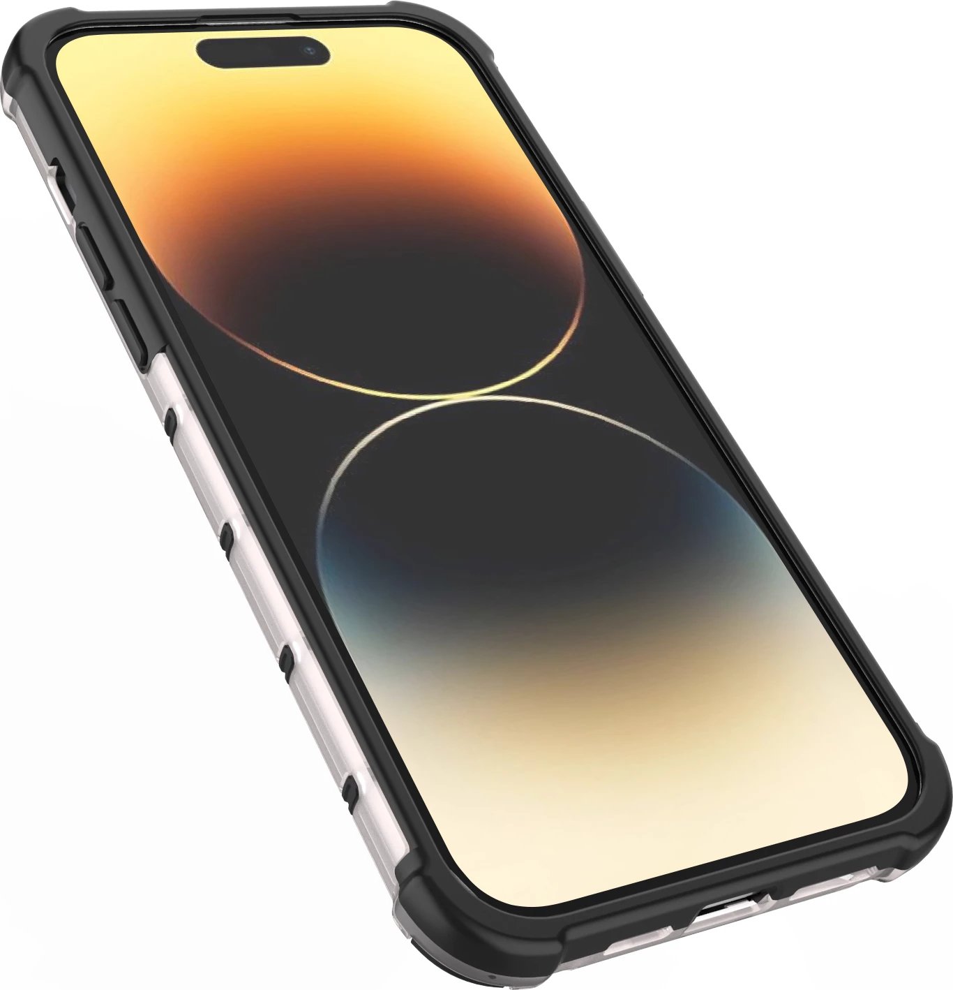 Mbështjellës Hurtel Honeycomb për iPhone 14 Pro Max, i zi Mbështjellës Hurtel Honeycomb për iPhone 14 Pro Max, i zi
