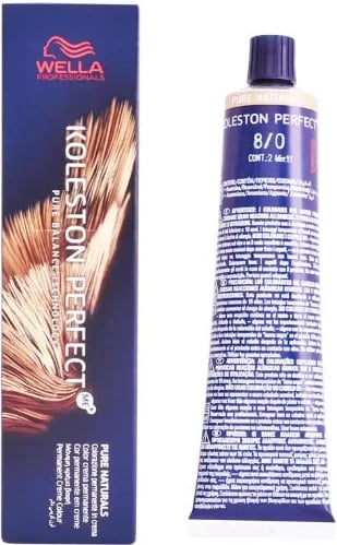 Ngjyrë flokësh Wella Koleston Perfect Me+ 8/0 Pure Naturals 60ml