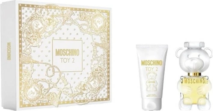 Set Eau de Parfum dhe balsam trupi Moschino Toy 2 për femra, 30ml + 50ml