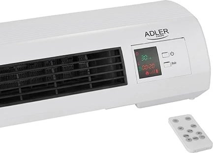 Ngrohës elektrik Adler AD 7714, për mure, 2200 W, Zi, Bardhë
