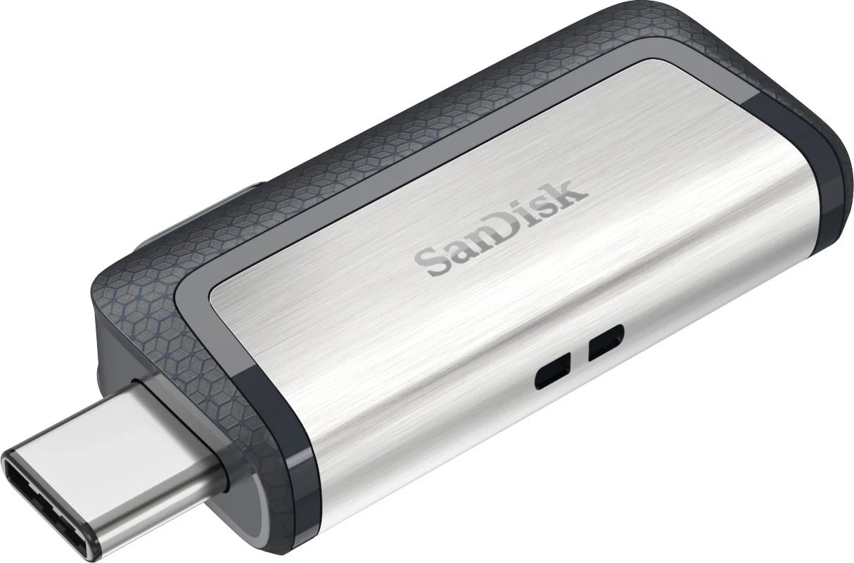 USB Flash SanDisk Ultra Dual Drive, 64 GB, USB Type-A / USB Type-C, Zi