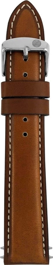 Rrip lëkure Zeppelin, 20 mm, kafe e çelët