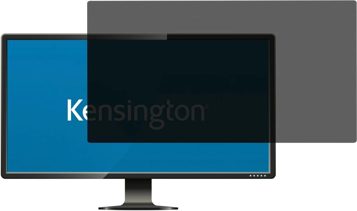 Filter privatësie Kensington për monitor 24", 16:10, i heqshëm, i zi