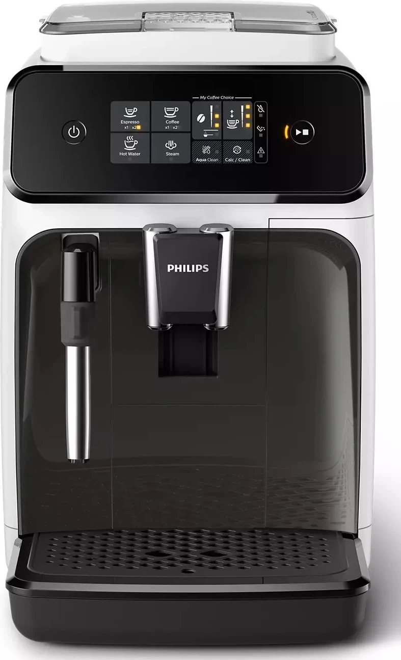Makina për Espresso Philips Series 1200, EP1223/00, me bluarës qeramik - Bardhë e Zi