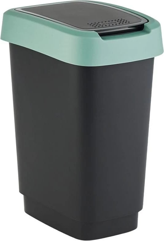 Kosh mbeturinash Rotho Twist, 50l, Jeshile